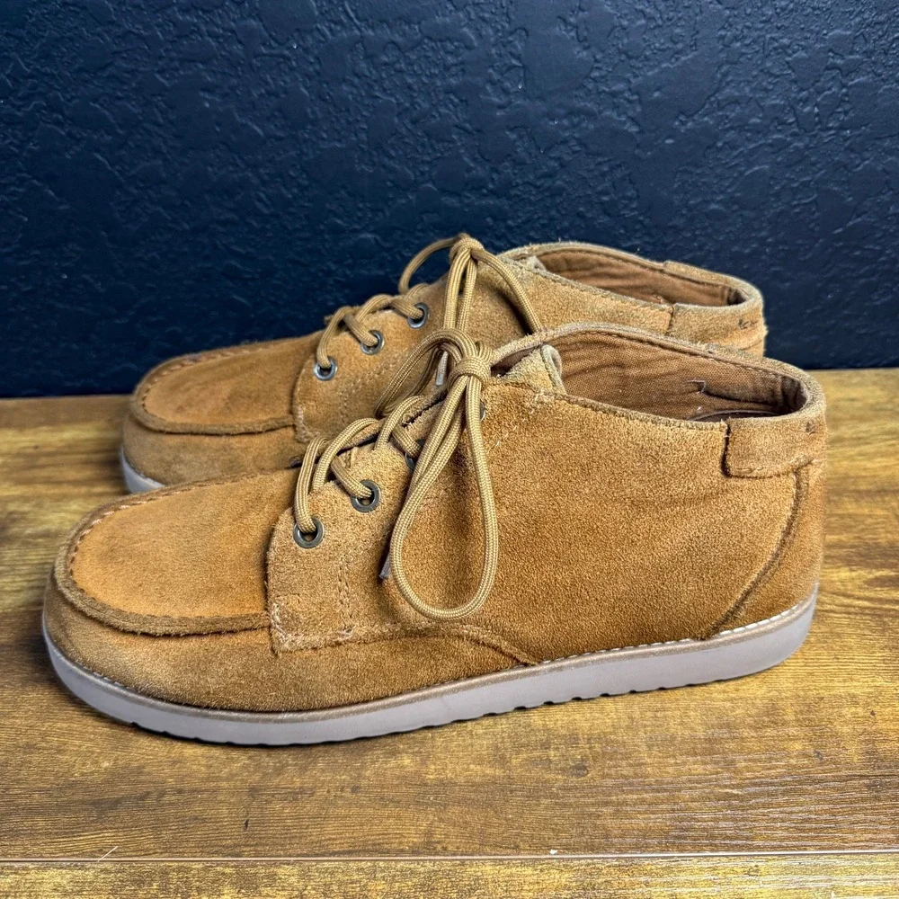 Koolaburra by UGG Men's Suede Chukka Boots Chestnut Brown Size 11